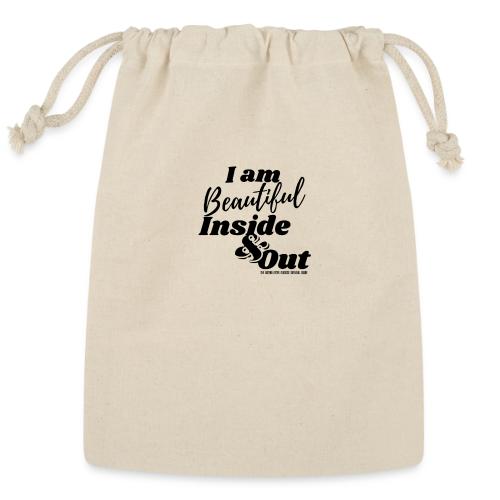I am Beautiful - Inside and Out | Black Type - Reusable Gift Bag