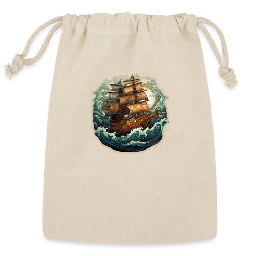 The journey of the Vikings on a stormy ocean - Reusable Gift Bag