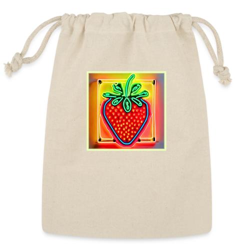 Colorful Strawberry Neon Glow - Reusable Gift Bag