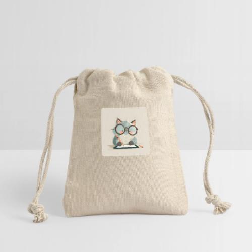 Creative Cat Digital Artist Illustration - Reusable Gift Bag
