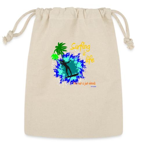 Surfing is life, the rest is just details - White - Reusable Gift Bag