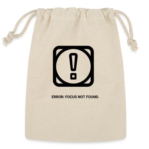ERROR: FOCUS NOT FOUND T-Shirt | Funny Remote Work - Reusable Gift Bag
