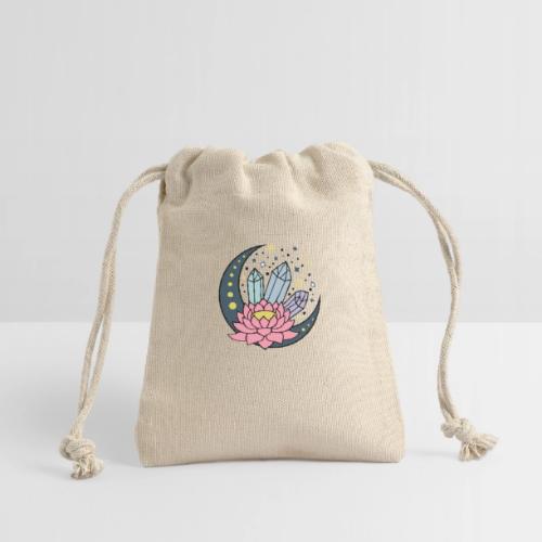 Half A Moon, Healing Crystals Lotus Flower - Reusable Gift Bag