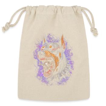 Doomhound Skull Guard - Reusable Gift Bag - Natural - Front