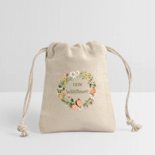 Little wildflower – Baby Shower Gift Bodysuit - Reusable Gift Bag
