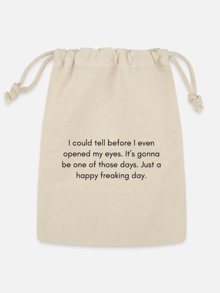 One of them days - Reusable Gift Bag - Natural
