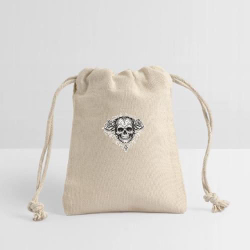 Gothic Filigree Skull - Reusable Gift Bag