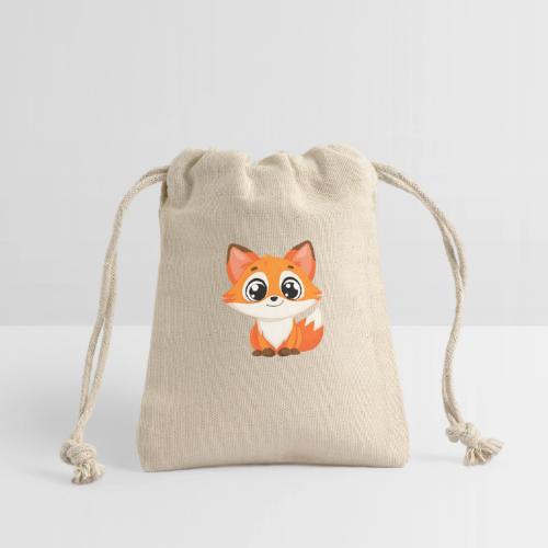 Adorable Cartoon Fox with Big Innocent Eyes - Reusable Gift Bag