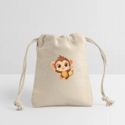 Dancing Baby Monkey Joyful - Reusable Gift Bag