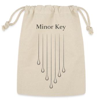 Raining_Chords - Reusable Gift Bag - Natural - Front