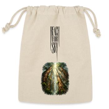 Sunlit Redwood Waterfall - Reusable Gift Bag - Natural - Front