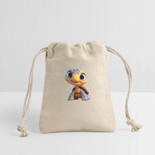 Joyful 3D Baby Turtle with Big Eyes - Reusable Gift Bag