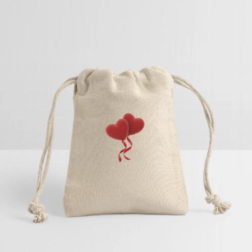 Two hearts together - Reusable Gift Bag