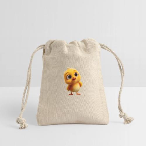 Cute Cartoon Yellow Chick with Big Sparkling Eyes - Reusable Gift Bag