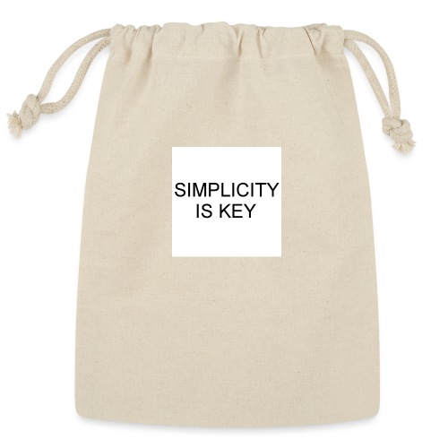 SIMPLICITY IS KEY - Reusable Gift Bag