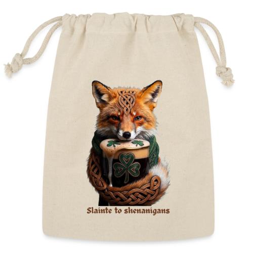 Sly Emerald Fox Toast T-Shirt - Reusable Gift Bag
