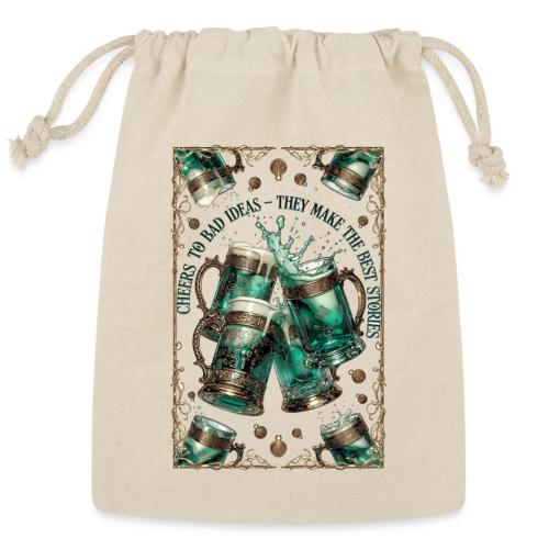 Cheers to Bad Ideas Tankards Graphic Tee - Reusable Gift Bag