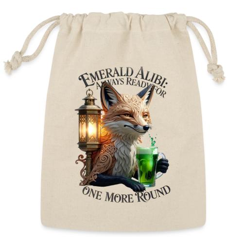 Emerald Alibi Fox Graphic Tee - Reusable Gift Bag