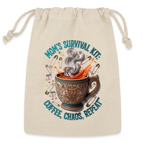 Mom's Survival Kit Tee | Coffee Chaos - Reusable Gift Bag