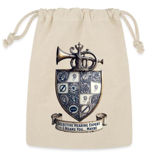 Selective Hearing Expert Crest T Shirt - Reusable Gift Bag
