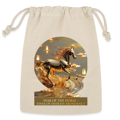 Year of the Horse Abundance T Shirt, Lunar NY Gift - Reusable Gift Bag