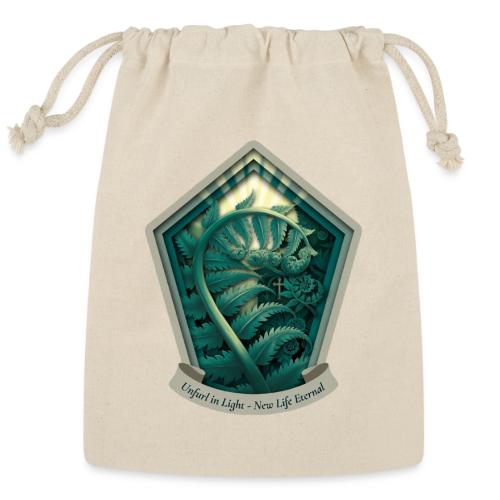 Easter Unfurl in Light Fern T Shirt, Spring Gift - Reusable Gift Bag