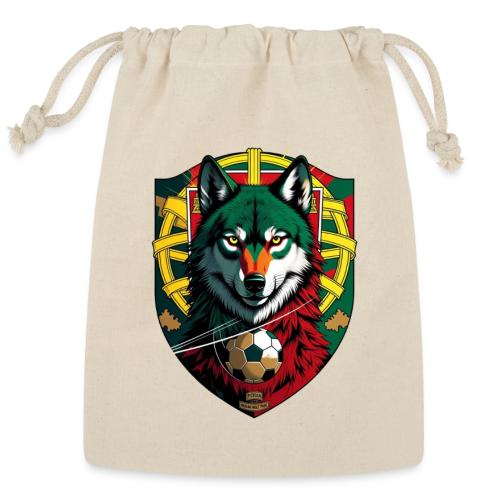 Portugal Iberian Wolf Soccer T Shirt,Football Gift - Reusable Gift Bag