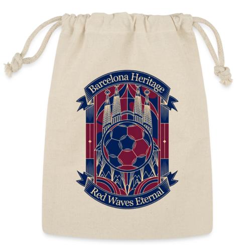 Barcelona Red Heritage T Shirt, Barsa fan Gift - Reusable Gift Bag