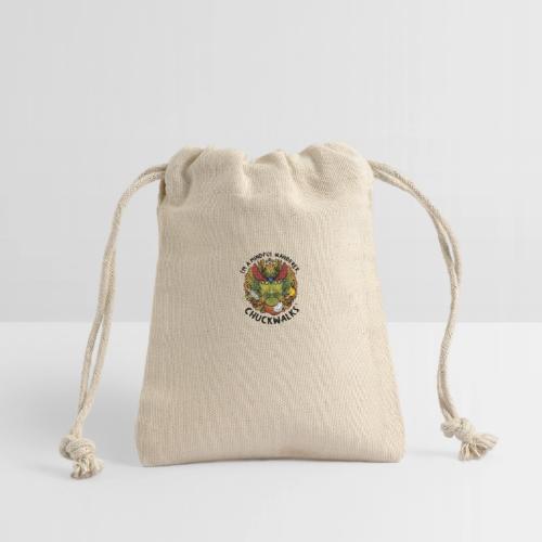 I'm A Mindful Wanderer -black text for light items - Reusable Gift Bag