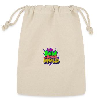 Live Bold, Break the Mold – Fearless and Unique - Reusable Gift Bag - Natural - Front