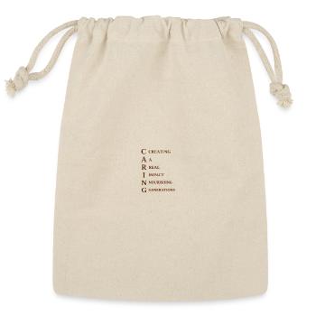 Caring Generations: Impact Through Nourishment - Reusable Gift Bag - Natural - Front