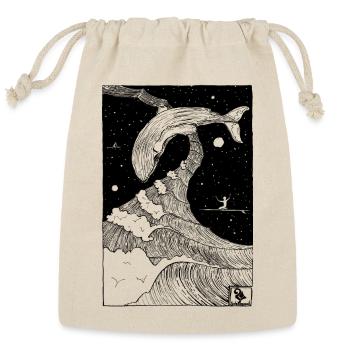  the joy of surfing - Reusable Gift Bag - Natural - Front