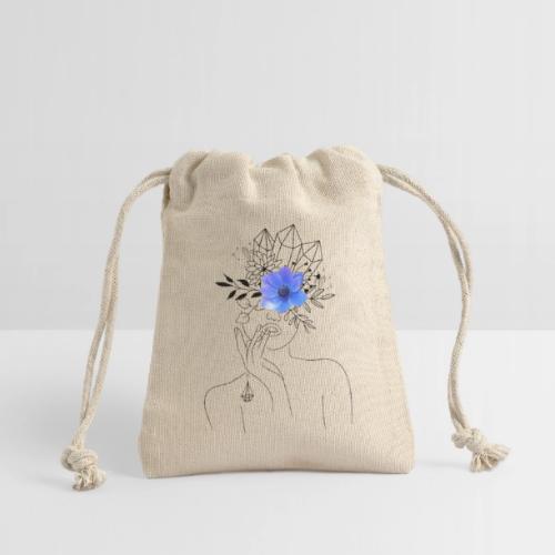 Third Eye Flower Goddess - Crystal Design - Reusable Gift Bag