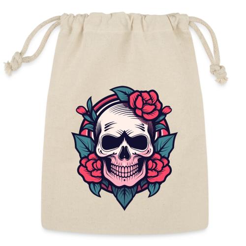 Rose Skull Tattoo - Reusable Gift Bag