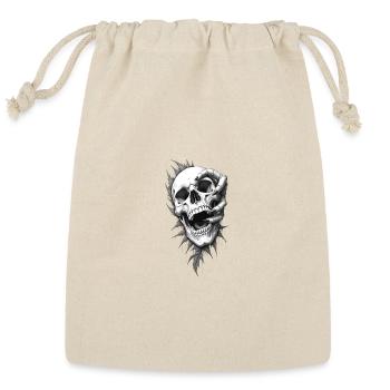 head - Reusable Gift Bag - Natural - Front