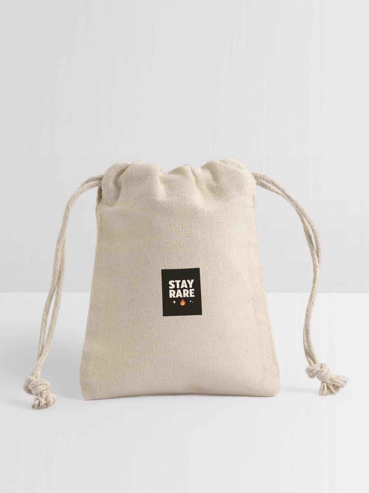 Unique & Comfy Tee - Reusable Gift Bag - Natural - Front