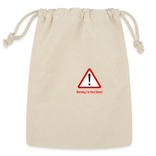 Warning I m Very Smart - Reusable Gift Bag