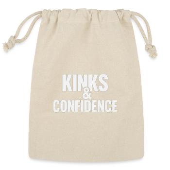 Kinks & Confidence – Afro Hair Natural Beauty  - Reusable Gift Bag - Natural - Front