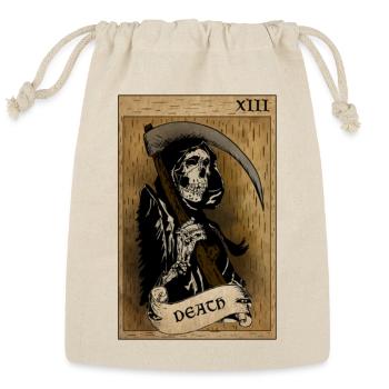 Tarot Card - Reusable Gift Bag - Natural - Front