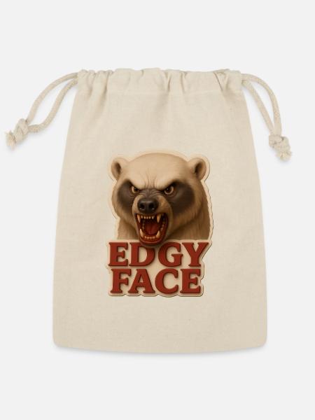 a_3D-style_polar_bea - Reusable Gift Bag - Natural