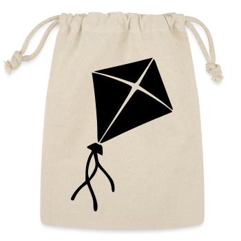Flying High Kite - Reusable Gift Bag - Natural - Front
