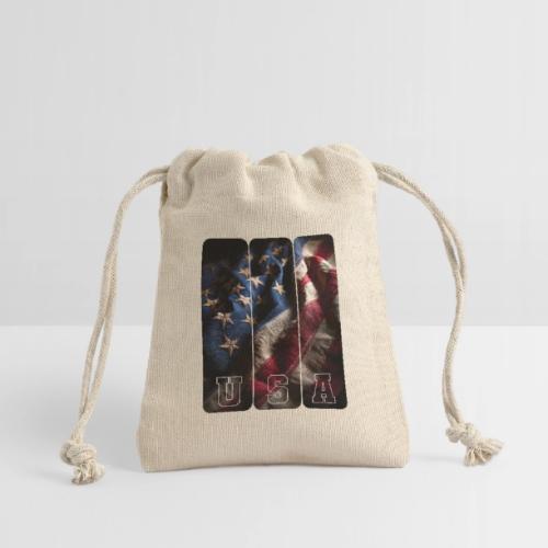 USA: Worn Stars and Stripes - Reusable Gift Bag