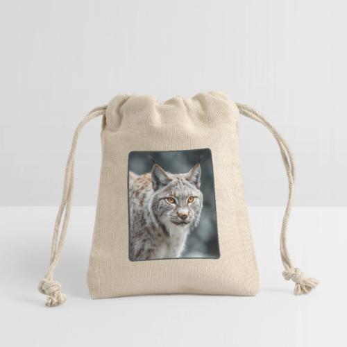 Lynx Portrait Piercing Eyes Design - Reusable Gift Bag