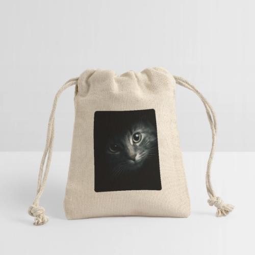 Cat Face in Shadow Close-Up Design - Reusable Gift Bag