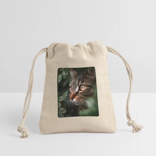 Tabby Cat Jungle Eyes Design - Reusable Gift Bag