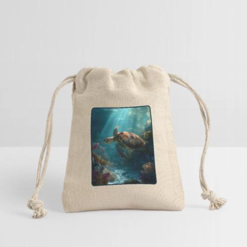 Sea Turtle Coral Reef Design - Reusable Gift Bag