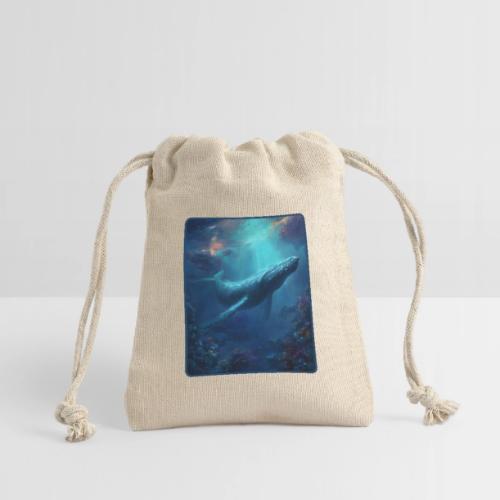 Humpback Whale Ocean Reef Design - Reusable Gift Bag