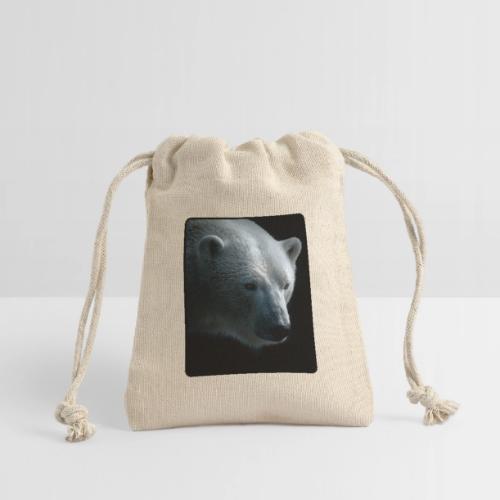 Polar Bear Close-Up Wildlife Design - Reusable Gift Bag