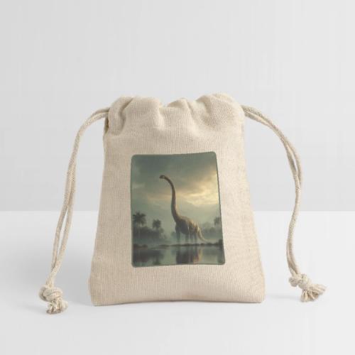 Brachiosaurus Misty Lake Design - Reusable Gift Bag