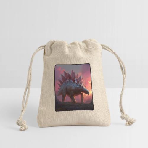 Stegosaurus Sunset Forest Design - Reusable Gift Bag